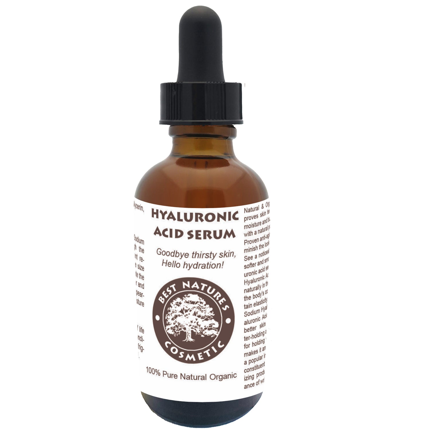 Hyaluronic Acid Serum - improves skin texture, fill-in and diminish the look of fine lines and wrinkles with intense moisture and balance.