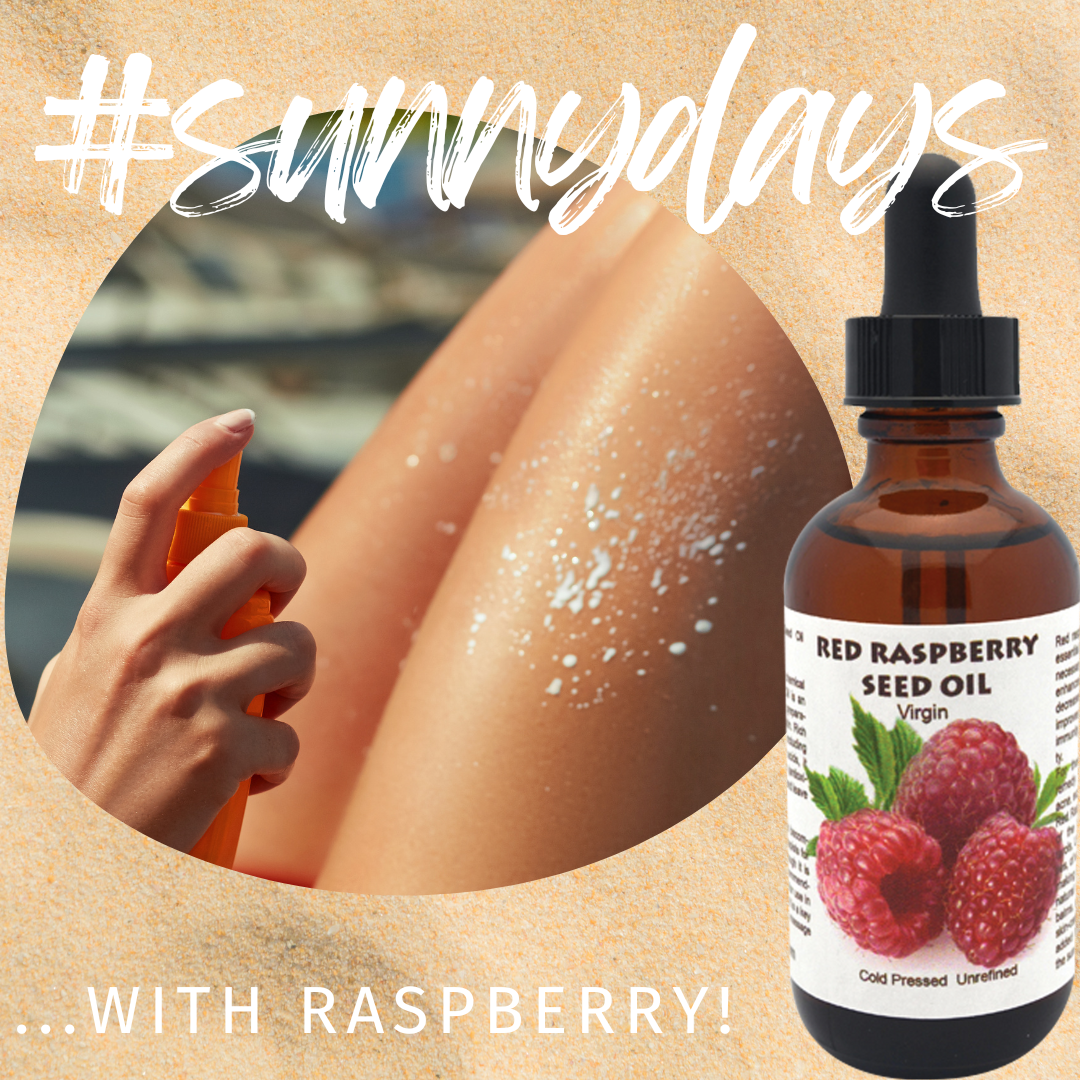 A SUN KISSED GLOW with RASPBERRY SEED oil. Best Natures