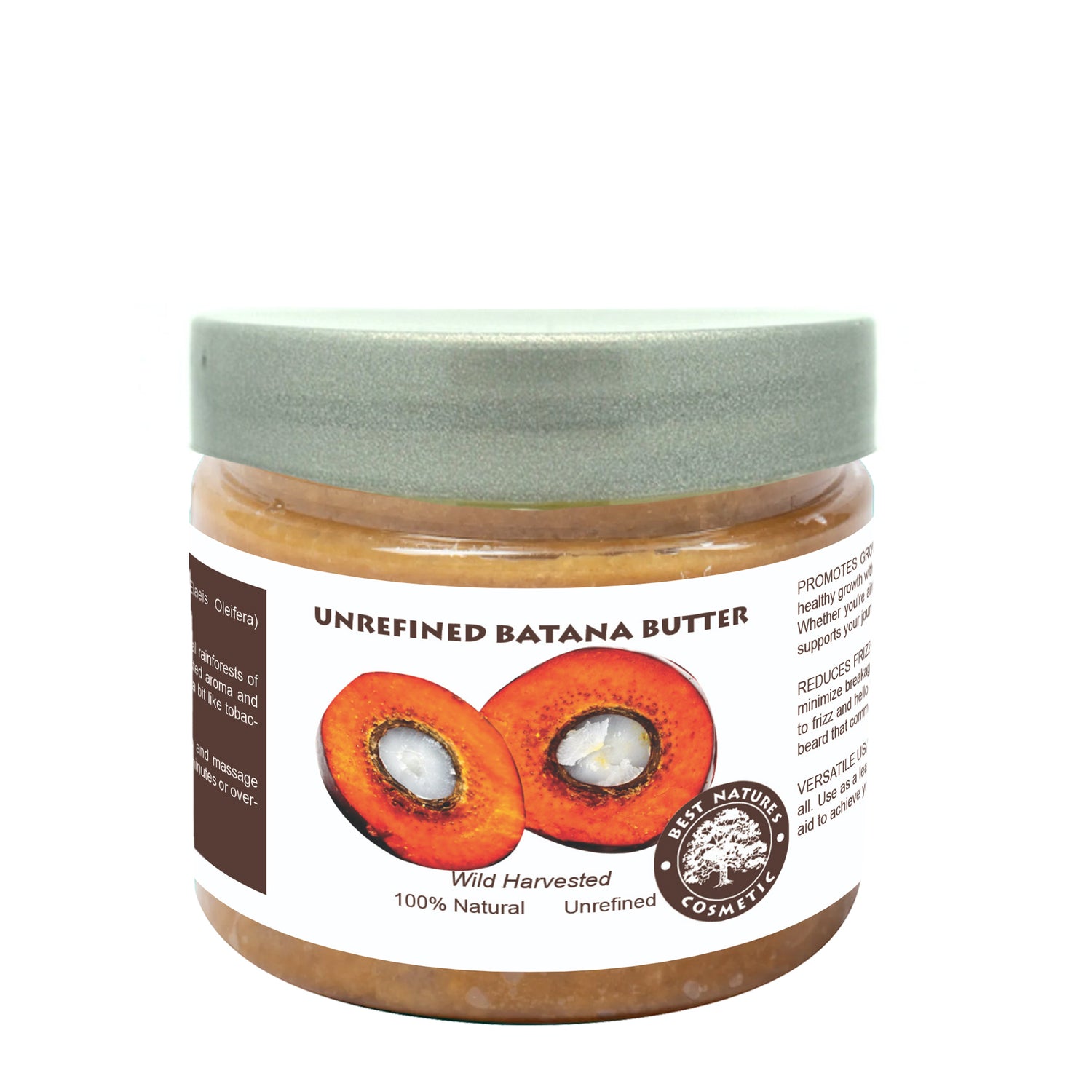 Batana Butter wild grown strengthens hair, restoring vitality to dry and damaged hairs, reduce hair loss...