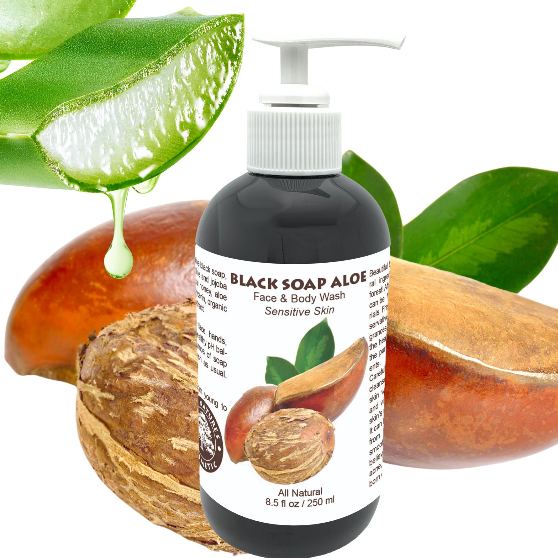 Black Soap Aloe Wash for sensitive skin