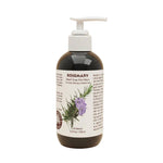 Bottle of Rosemary Black Soap Aloe Wash on a white background