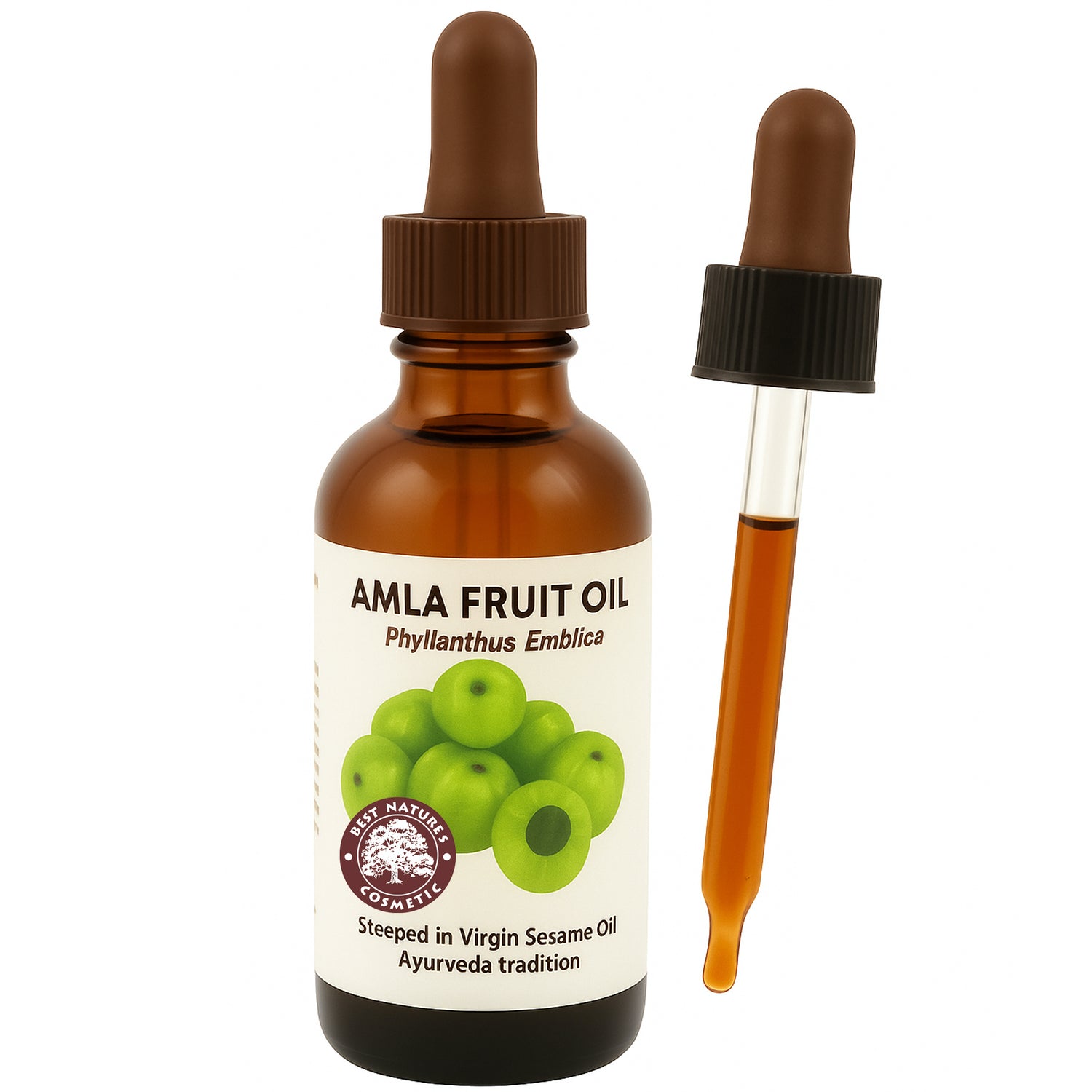 Amla Oil strengthens hair, reduce premature pigment loss from hair, or greying, stimulate hair growth, reduce hair loss, dandruff ...