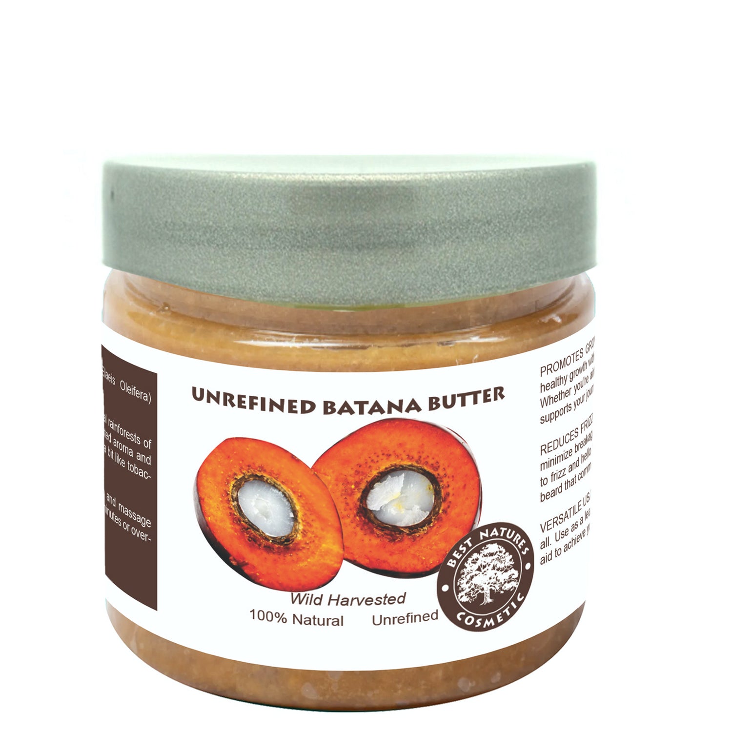Batana Butter wild grown strengthens hair, restoring vitality to dry and damaged hairs, reduce hair loss...
