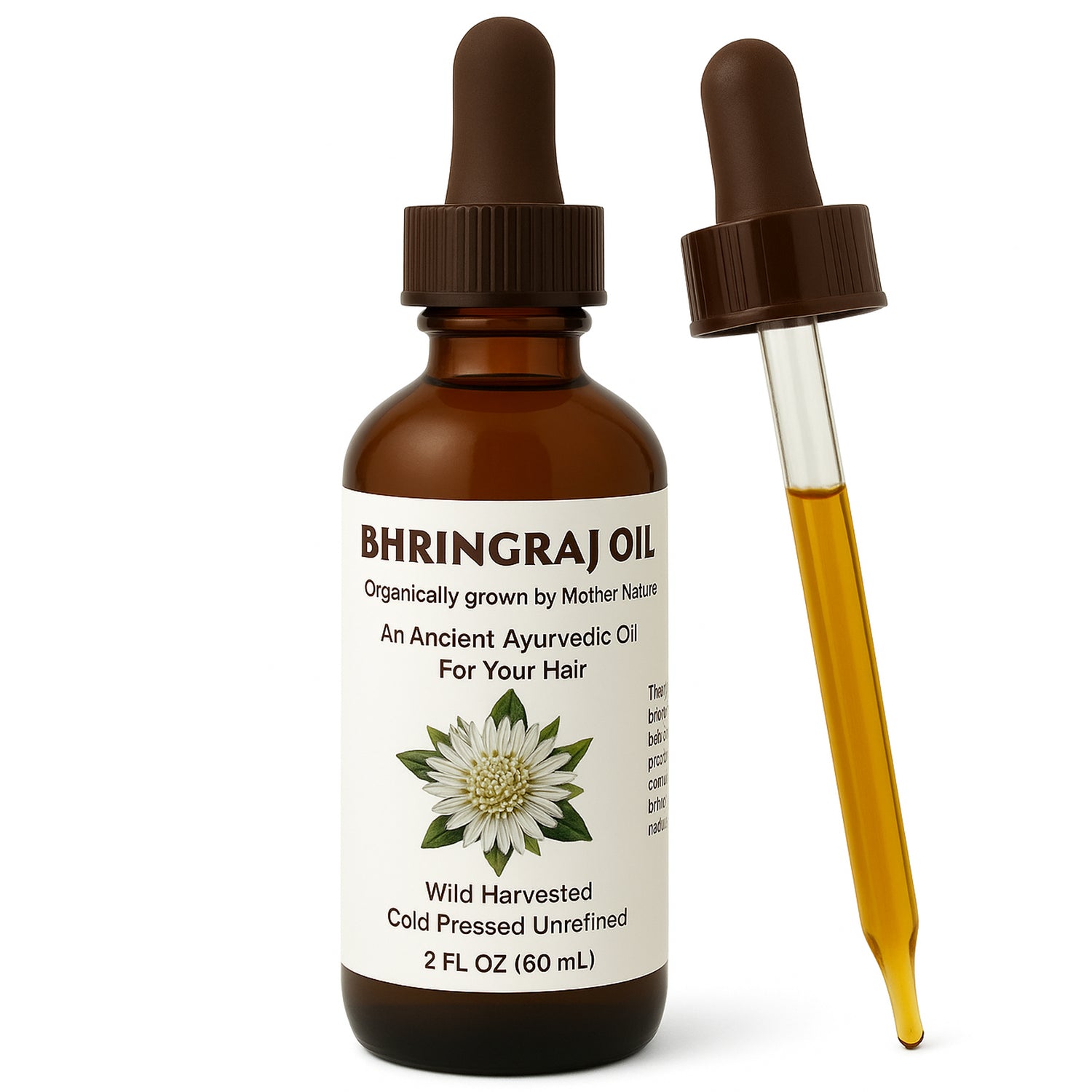 Bhringraj Oil  strengthens hair, reduce premature pigment loss from hair, or greying, stimulate hair growth, reduce hair loss, dandruff ...