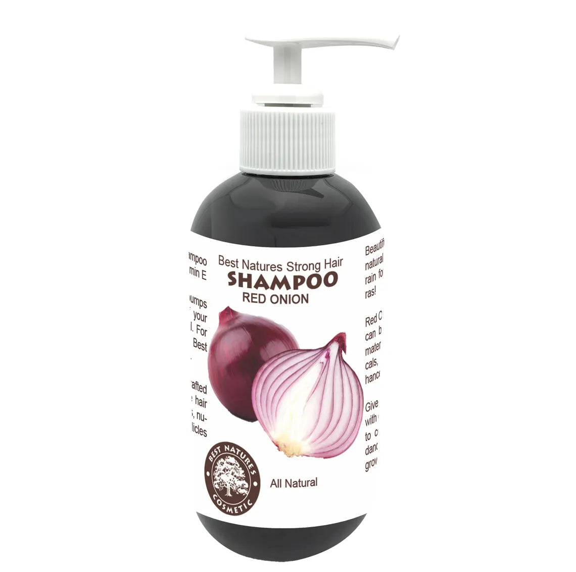 RED ONION Shampoo - hair growth, strengthens hair, restoring vitality to dry and damaged hairs, reduce hair loss... 8.5fl oz / 250ml