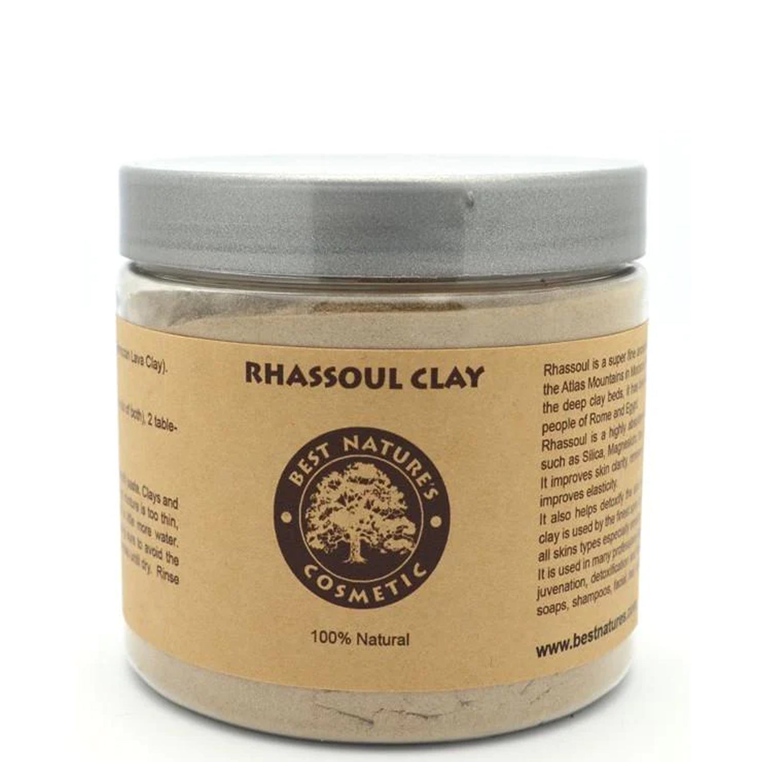 Rhassoul Clay in jar