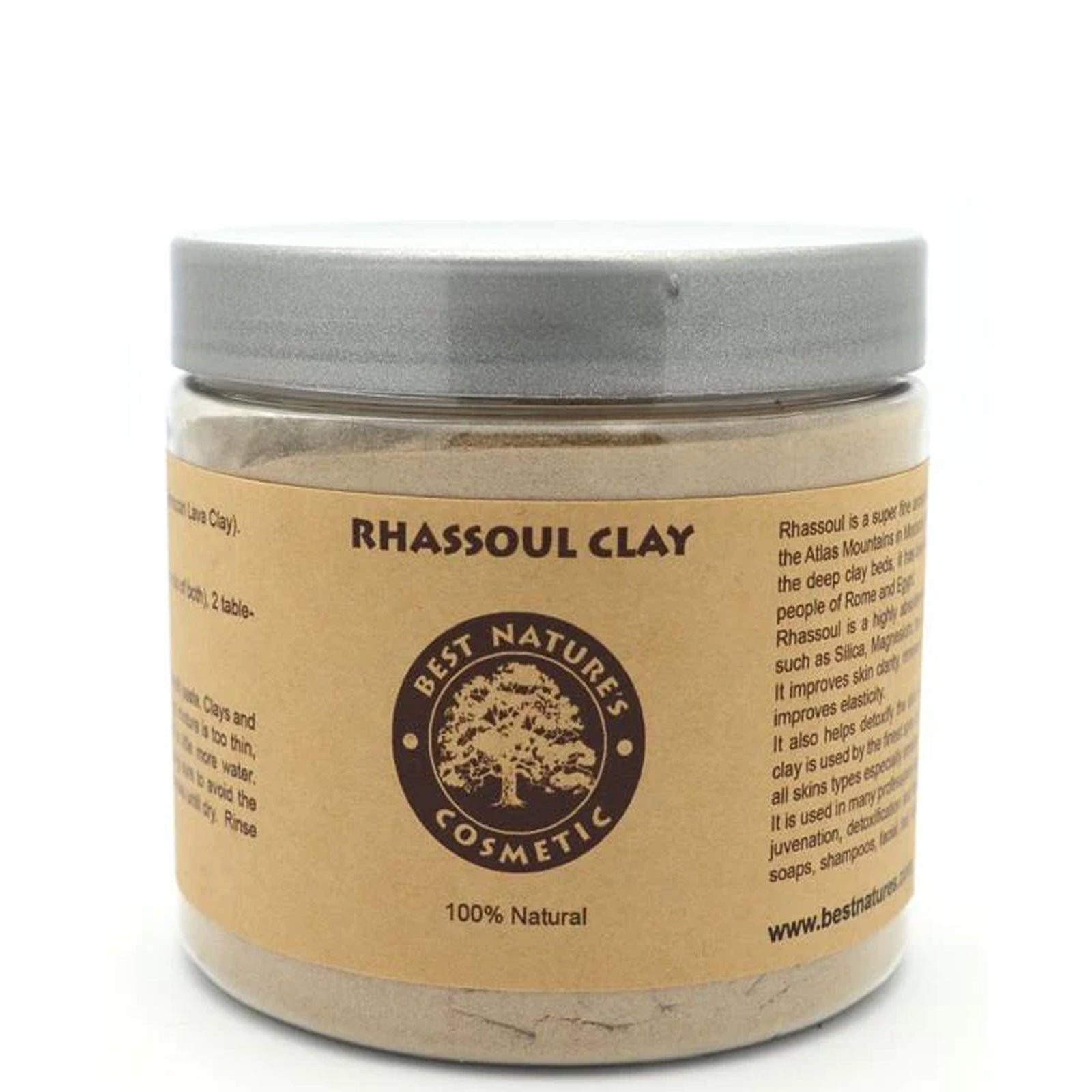 Rhassoul Clay in jar