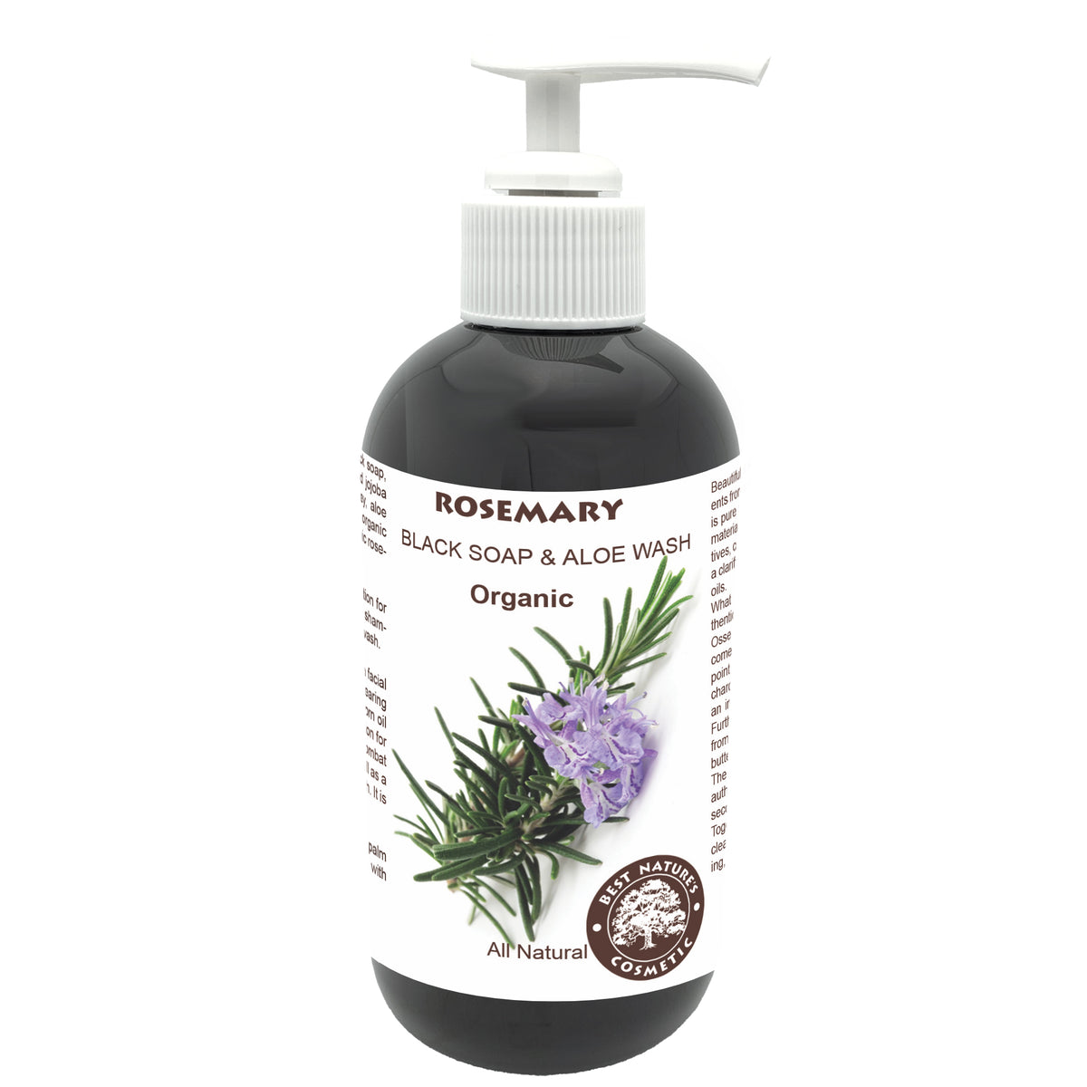 Black Soap Aloe Wash with Rosemary 8.5 fl oz / 250 ml