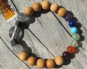 Best Natures all Natural Aromatherapy, 7 Chakra, Cedar wood Beads DIFFUSER BRACELET